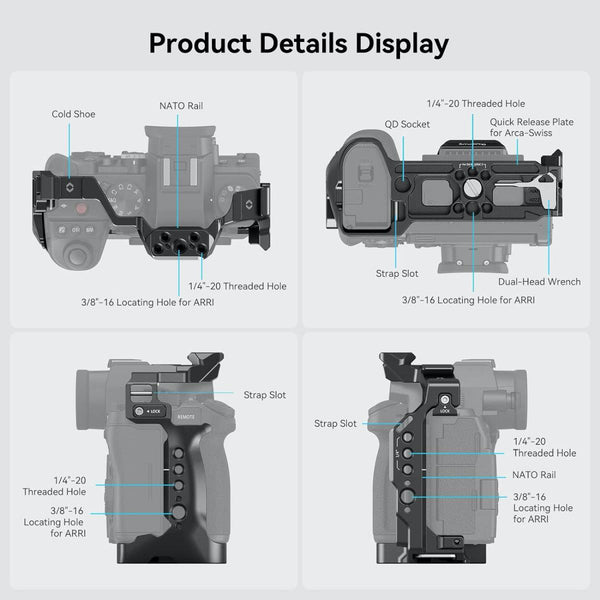 Smallrig Cage per Panasonic Lumix S5 II / S5 IIX 4022 Smallrig Cage per Panasonic Lumix S5 II / S5 IIX 4022